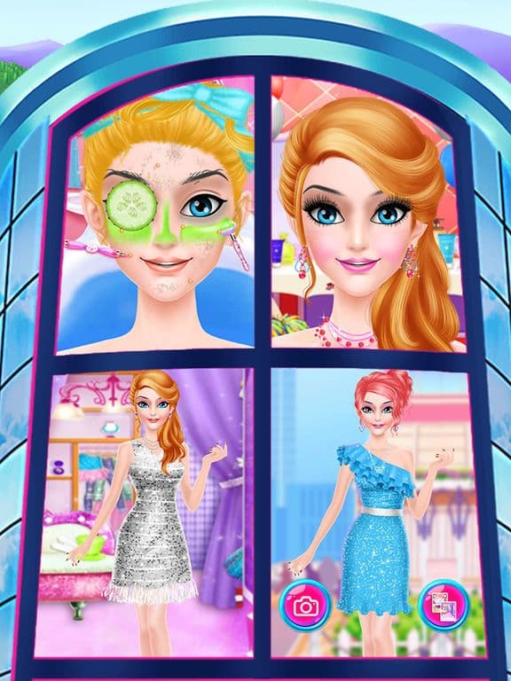 pink princess makeover games for girls screenshot 5