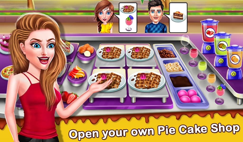 Cake Shop Great Pastries & Waffles cooking Game screenshot 3