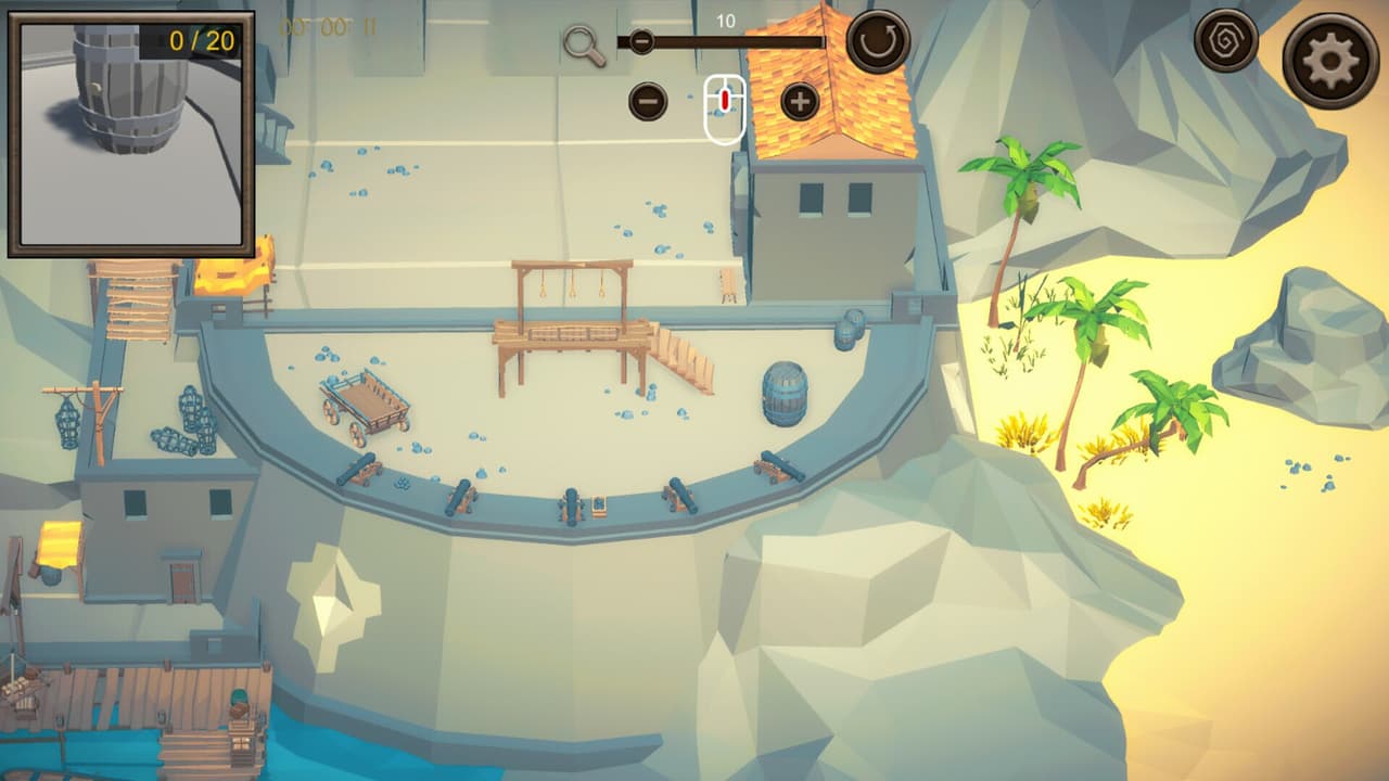 Hidden Pirates Top-Down 3D screenshot 3