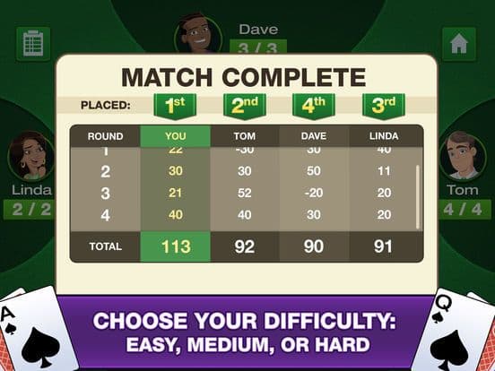 Simple Spades - Card Game screenshot 4