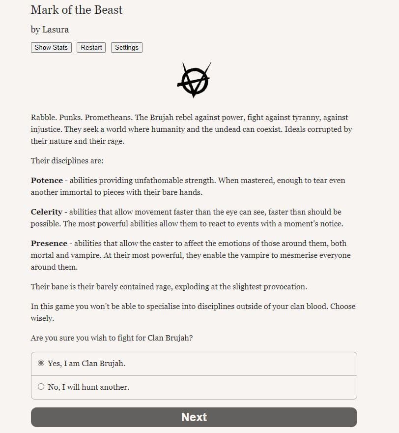 VTM: Mark of the Beast screenshot 2