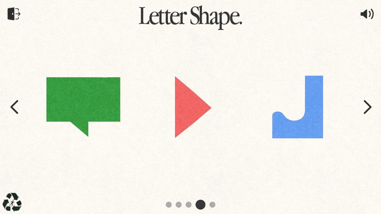 Letter Shape.