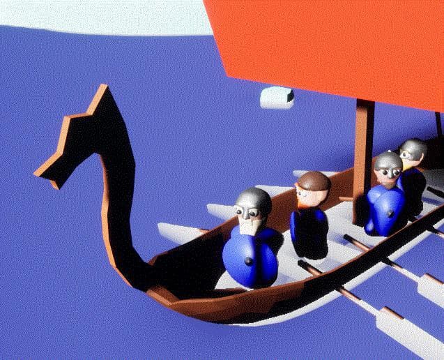 Vikings may swim