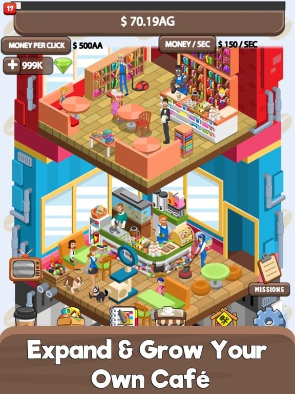 Idle Cafe Tycoon - Tap Story screenshot 4