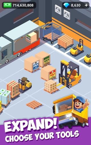Idle Courier Tycoon - 3D Business Manager screenshot 5