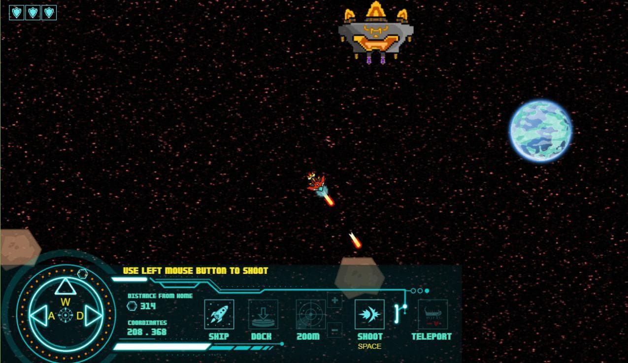 Galaxy Miner: Budi & Ulil Adventure screenshot 2