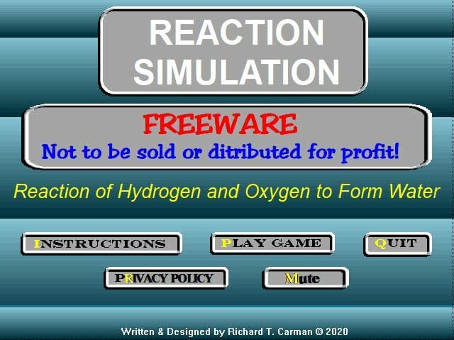 Reaction Simulation screenshot 2