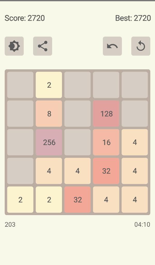 2048 Cozy: Number Puzzle Game, Classic & 4 modes screenshot 3