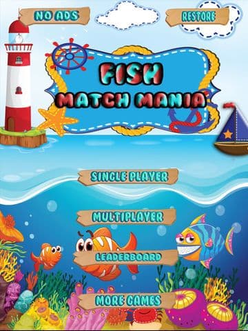 Fish Match Mania Water Puzzle - Wheres my bubble? FREE screenshot 2