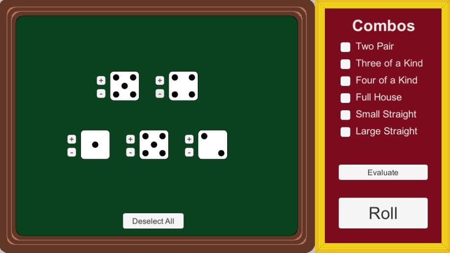 Dice AI Game