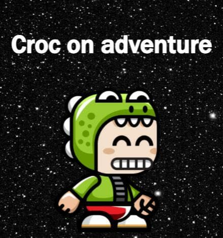 Croc on adventure