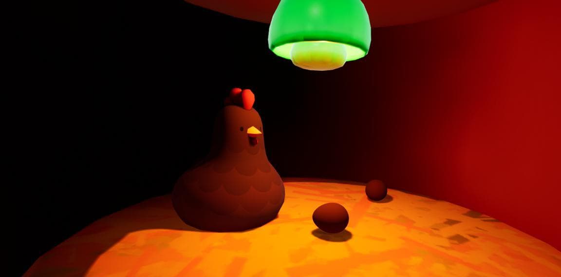 Chicken coop game screenshot 2