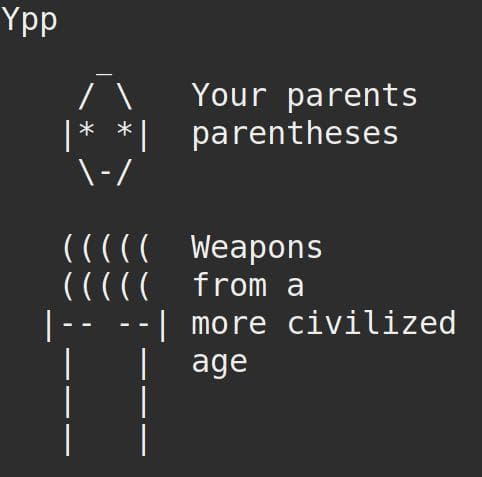 Your parents parentheses