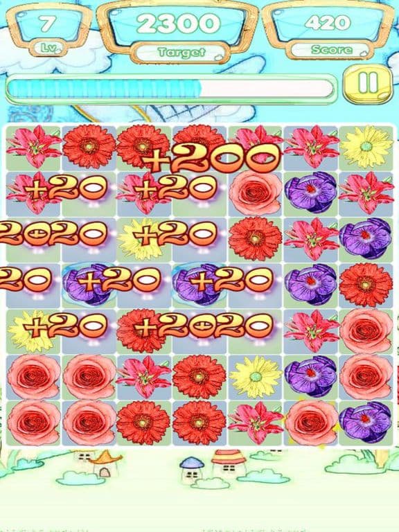 Flower Link Puzzle - Pop & Smash Match Game