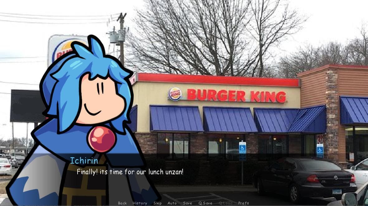 Ichirin Goes to Burger King
