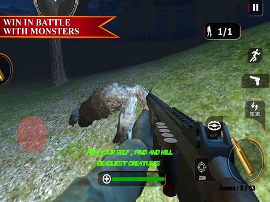 Hunter Monster Scary Forest screenshot 3