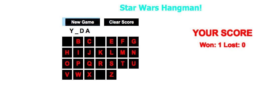 Star Wars Hangman