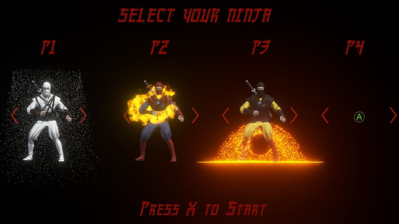 Ninja Tatakae (4 player Battle Game)