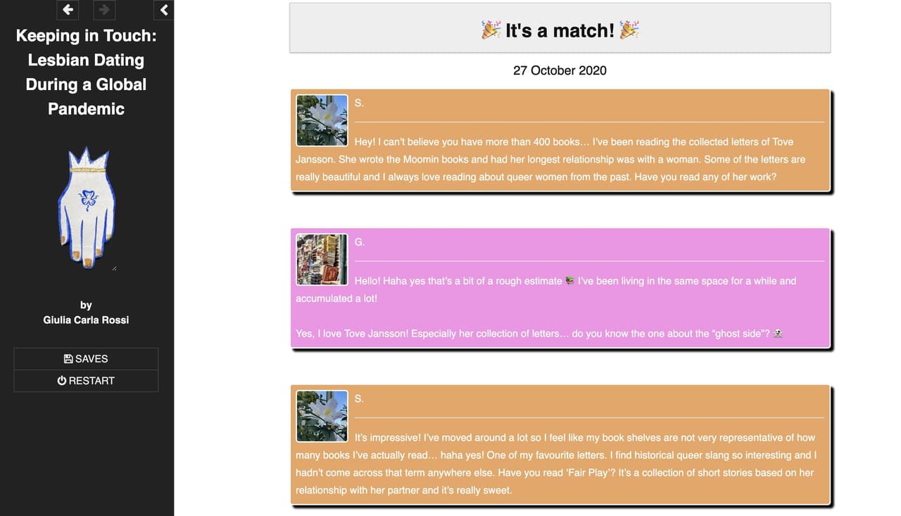 Keeping in Touch: Lesbian Dating During a Global Pandemic screenshot 4