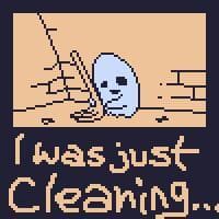 I was just cleaning