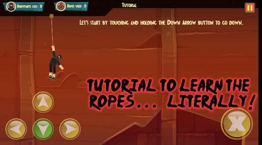 FREE Ragdoll Physics - Ultimate Ninja Swing BLOOD screenshot 5