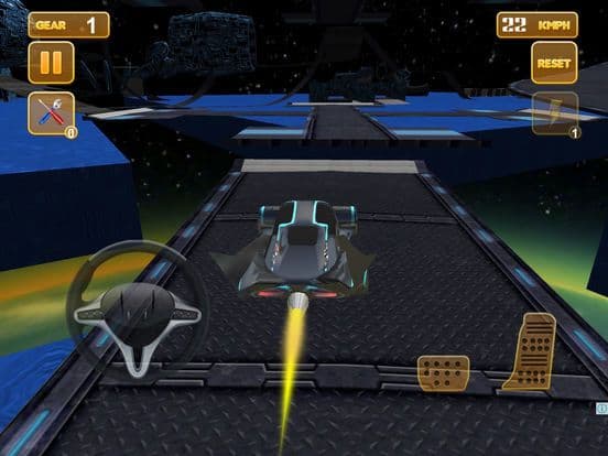 Star Extreme Galaxy Stunt Car Wars Games screenshot 3