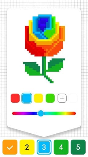 Draw.ly - Color by Number Pixel Art Coloring screenshot 5