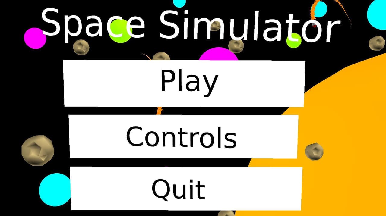Space Simulator (itch) (Krandris) screenshot 2