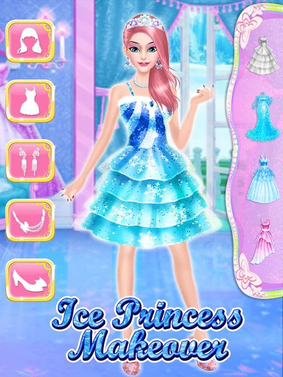 Ice Queen Salon - girls makeover games screenshot 2