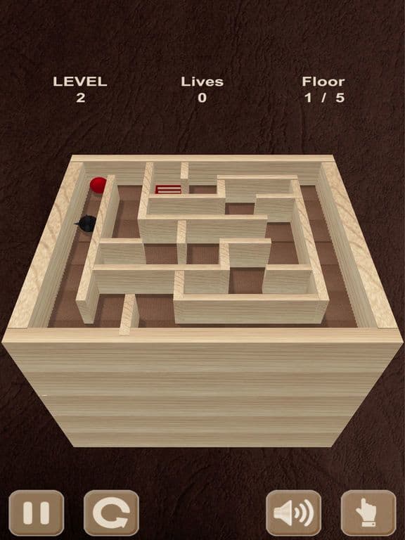 Roll the ball. Labyrinth box screenshot 2