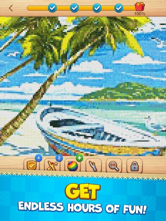 CROSS-STITCH: COLORING BOOK screenshot 4