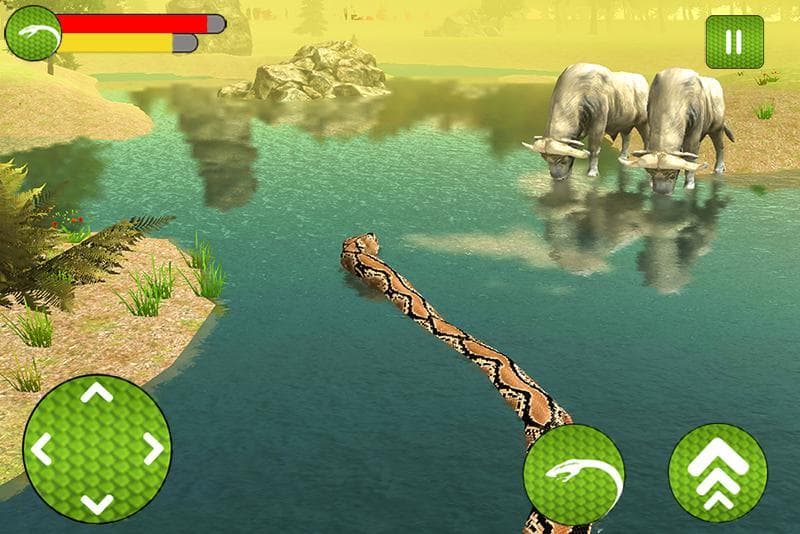 Wild Anaconda Snake Battle screenshot 2