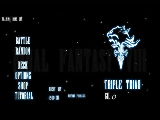 Triple Triad TCG screenshot 2