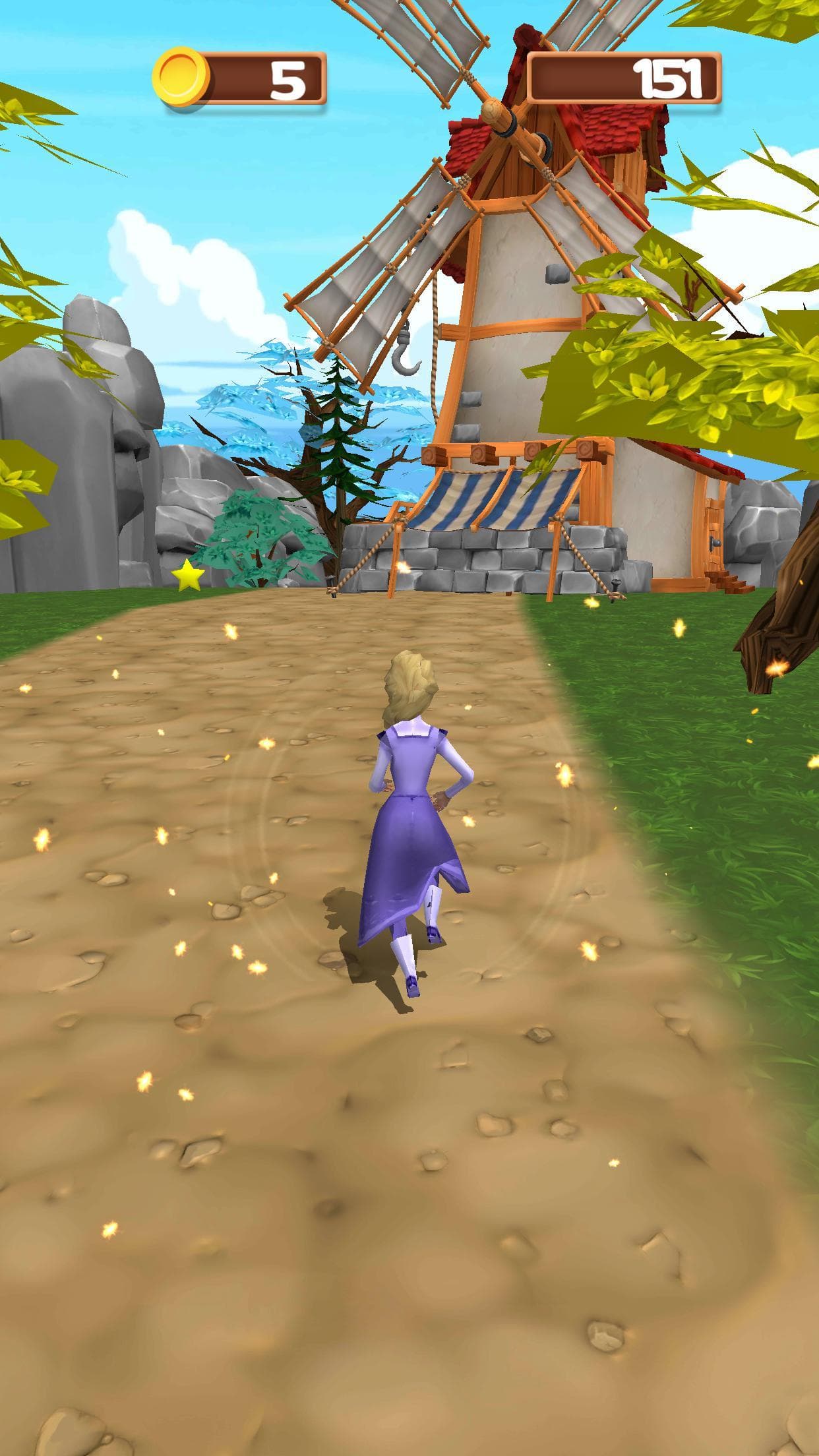 Princess Boo - 3D Run screenshot 2