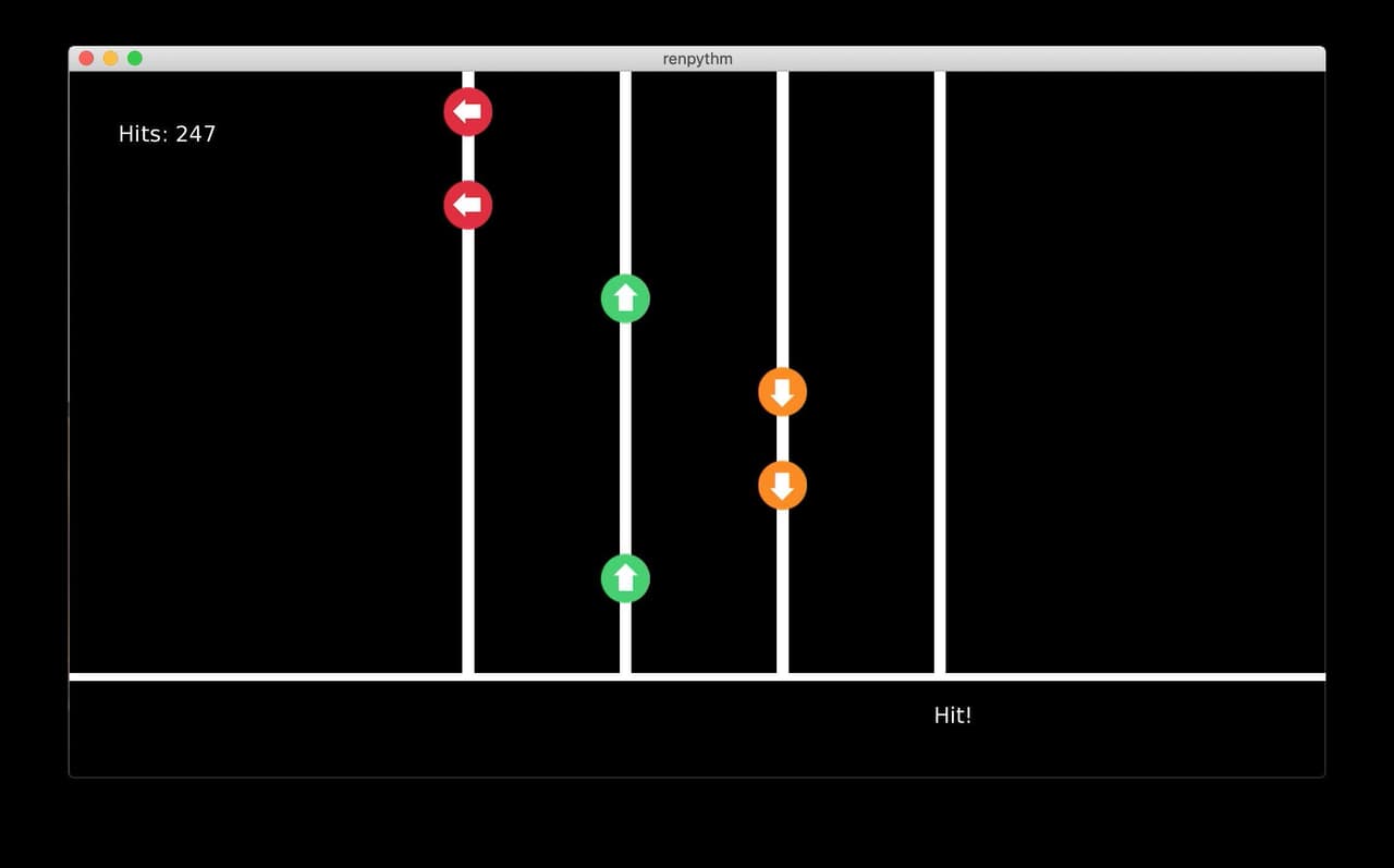 RenPy Rhythm Game screenshot 3