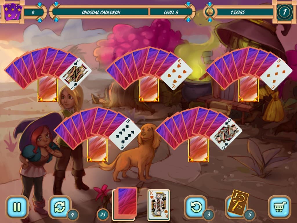 Sweet Solitaire: School Witch