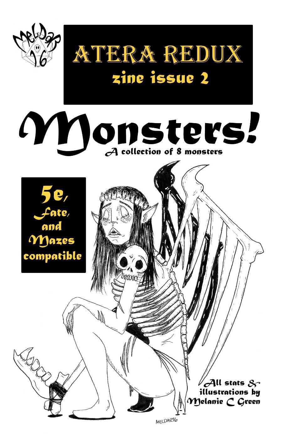 Atera Redux Zine issue 2: Monsters screenshot 2