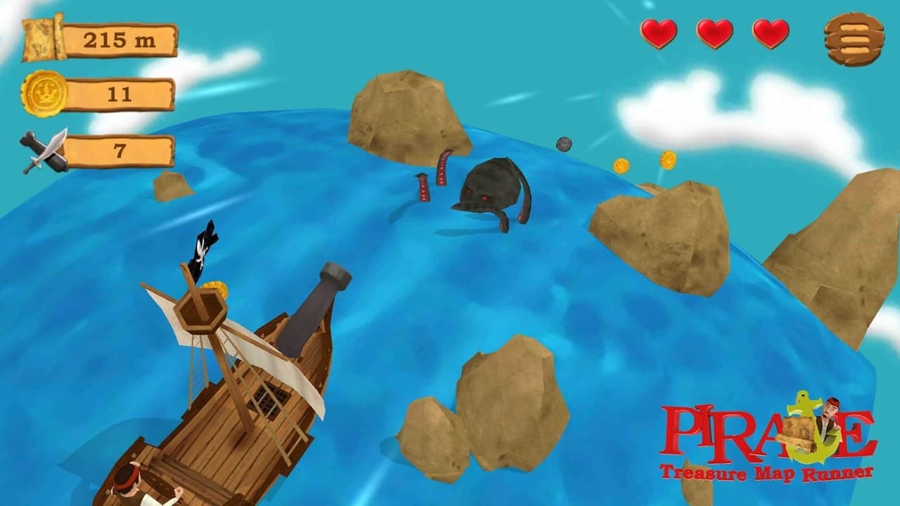 Pirate Treasure Map Runner screenshot 2