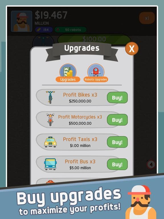 Idle Taxi Capitalist Tycoon screenshot 4