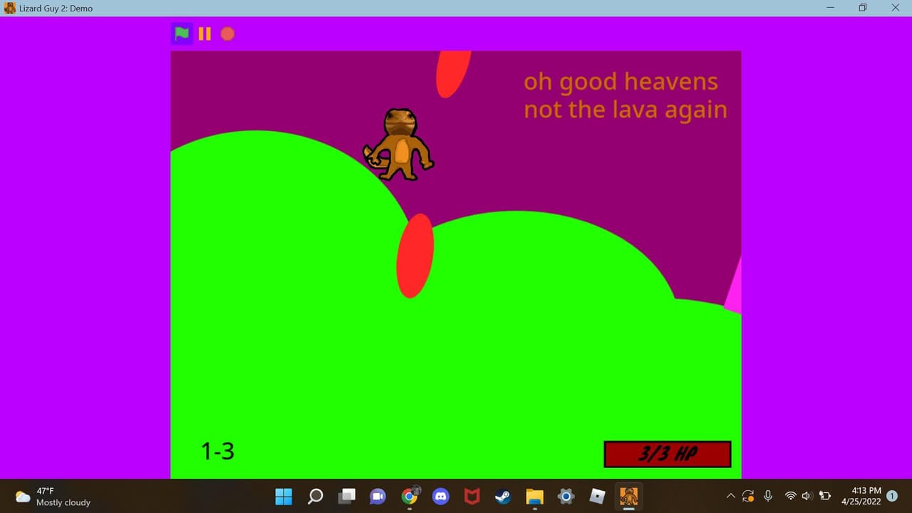 Lizard Guy Platformer 2 Demo screenshot 4