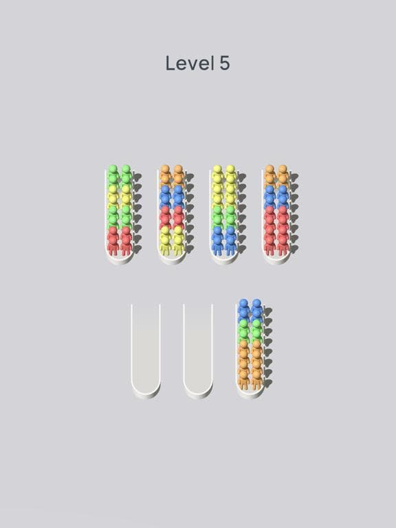 Crowd Sort: Color Sorting Game screenshot 3