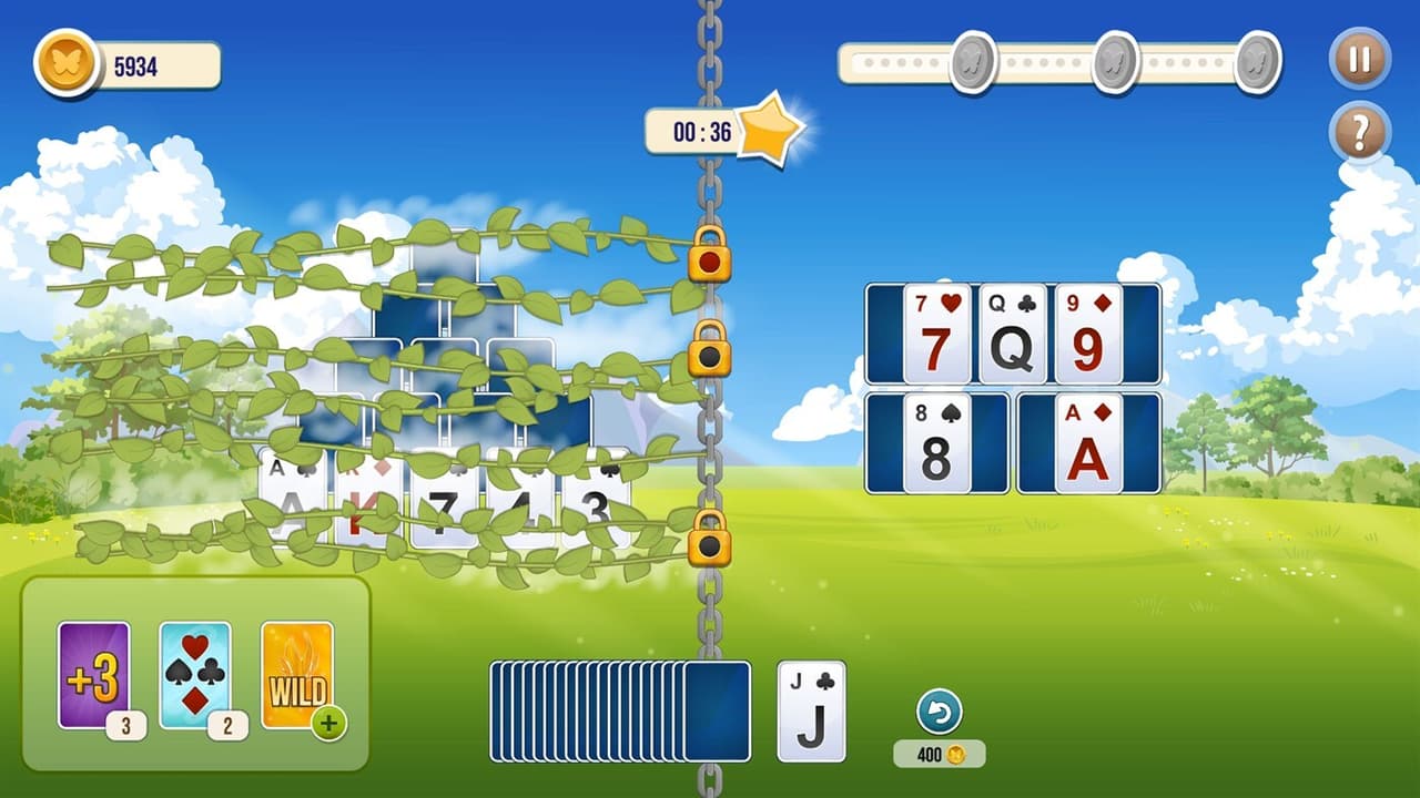 Solitaire TriPeaks Flowers screenshot 2