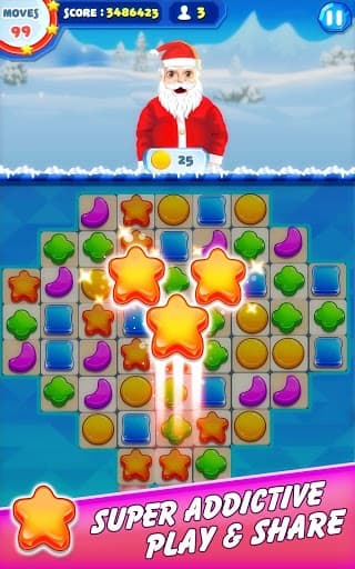 Christmas Bash - Santa Claus Match 3 Puzzle screenshot 4