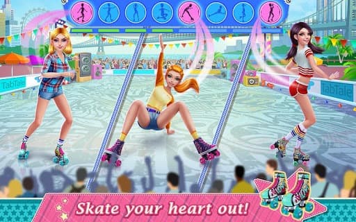 Roller Skating Girls - Dance on Wheels screenshot 3