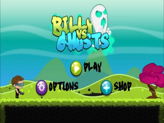 Billy vs Ghosts - Modern Ghost Zombie Shooting Games for adults and kids screenshot 2
