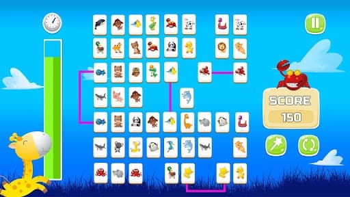Connect Animals: Onet Kyodai (puzzle tiles game) screenshot 3
