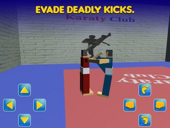 Karate Face Kicker-Ninja Bouncing Soccer Clash War screenshot 5