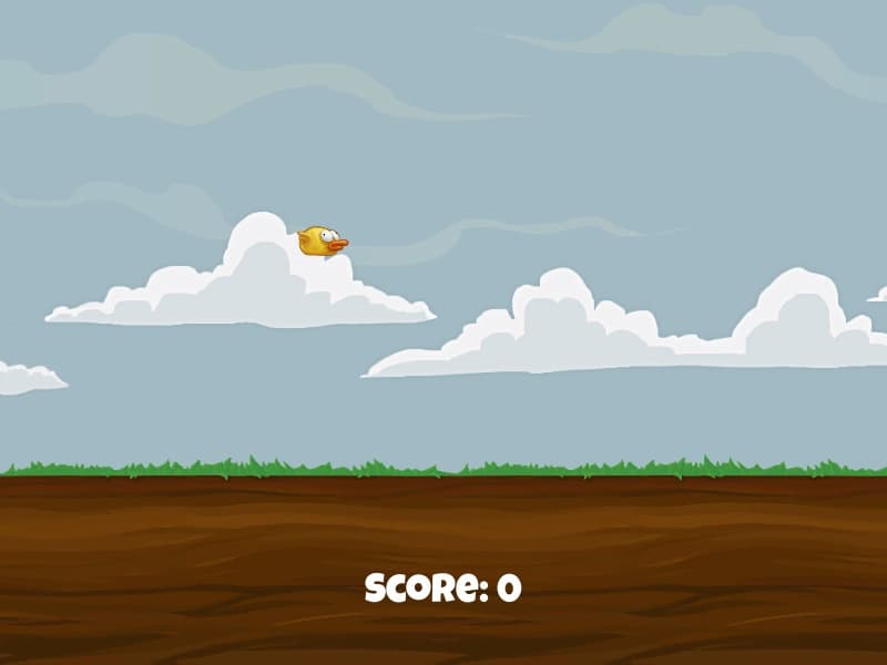 Flappy Bird Example screenshot 3