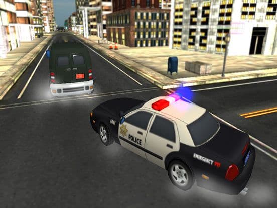Police chase Car driving 3D simulator free screenshot 4