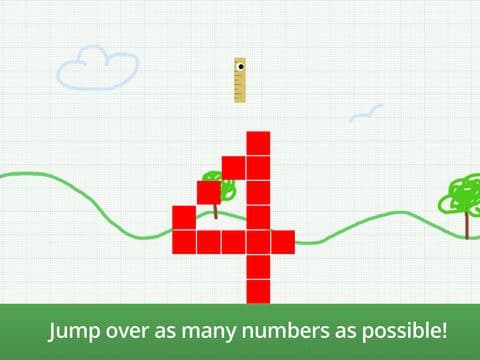 Number Jumper - cute retro jumping game screenshot 5
